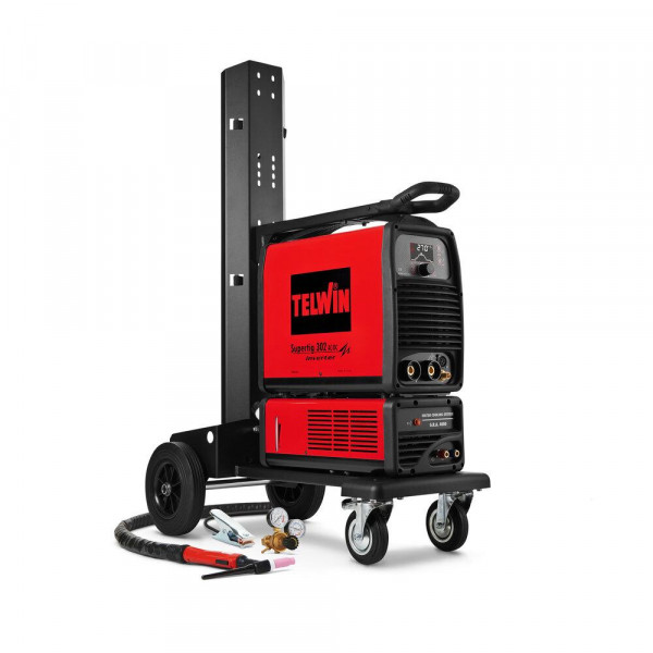Telwin SUPERTIG 302 AC/DC AQUA + AКСЕСС. + ТЕЛЕЖКА