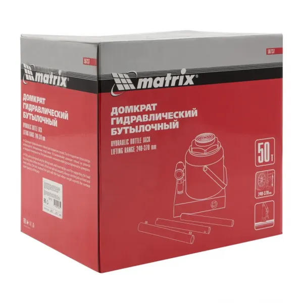 Бутылочный домкрат MATRIX MASTER 50737