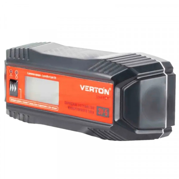 Зарядное устройство VERTON Energy ЗУ-5 (230/50 В/Гц,60Вт,6/12 В,1,2-120Ач, LCD)